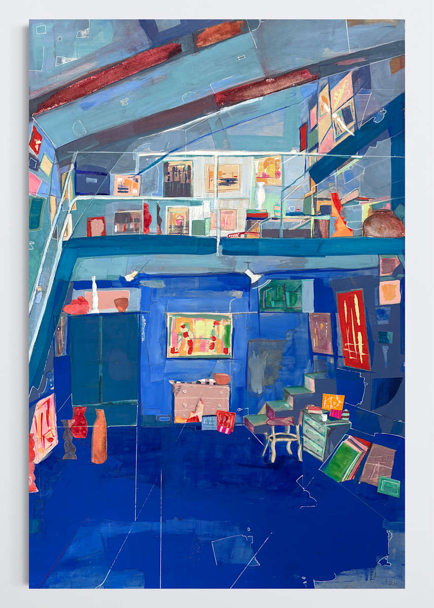 Blue Studio - Serviers by Cassie Guy 