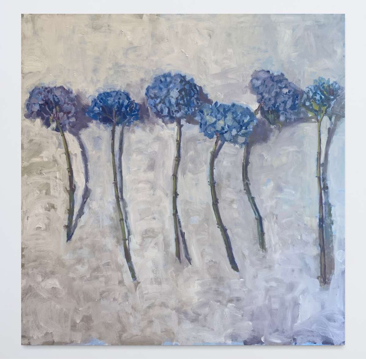 Blue Hydrangeas by Annie Harris Massie 