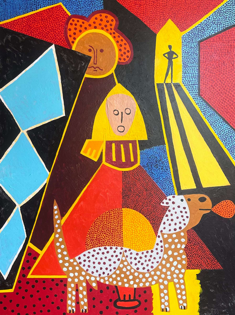 La Infanta with Spotted Dog by Russ Warren 