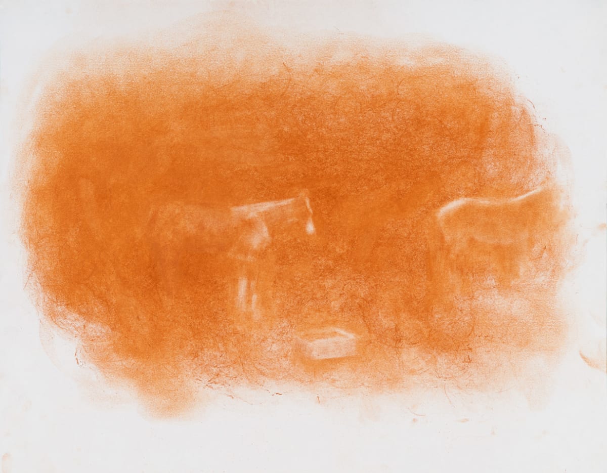 Dirt Drawing (Dakota and friend) by Pam Black 