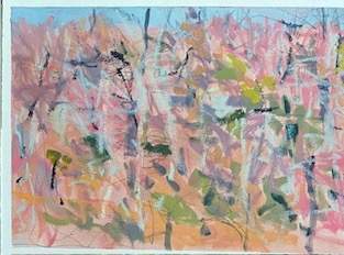 Winter Pinks, Lake  (right) by Priscilla Whitlock, Image 1.