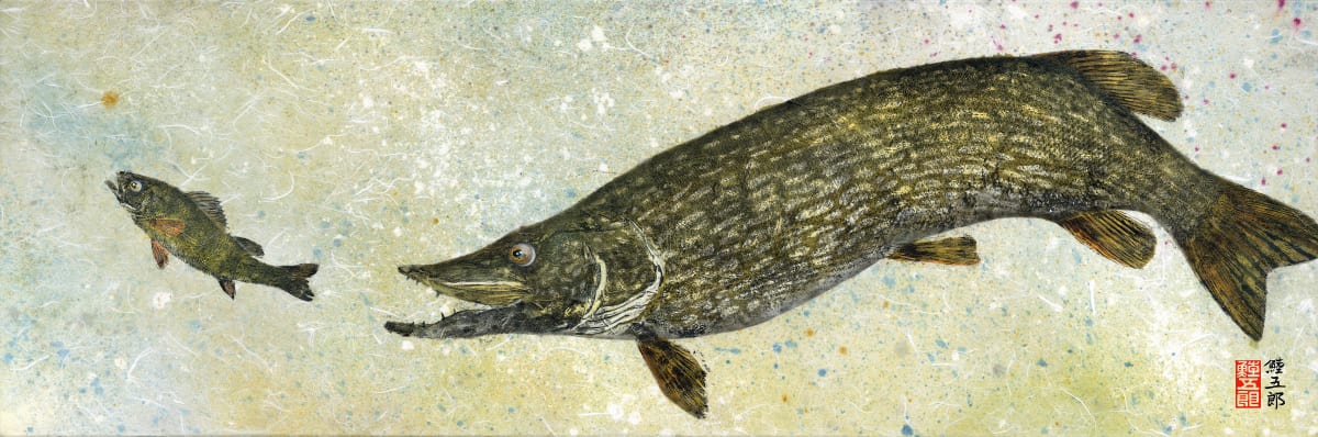 Pike and Perch 1 by Stephen Mutsugoroh DiCerbo  Image: Pike and Perch 1