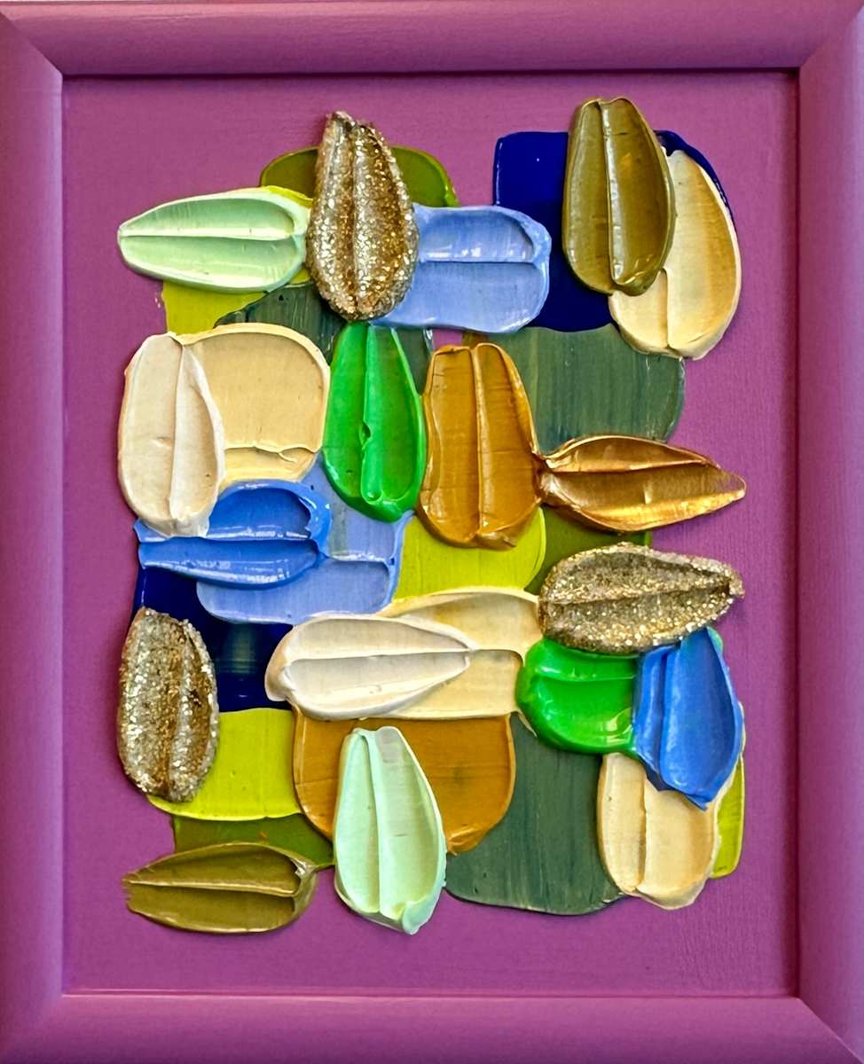 Purple and Green by Shiri Phillips 