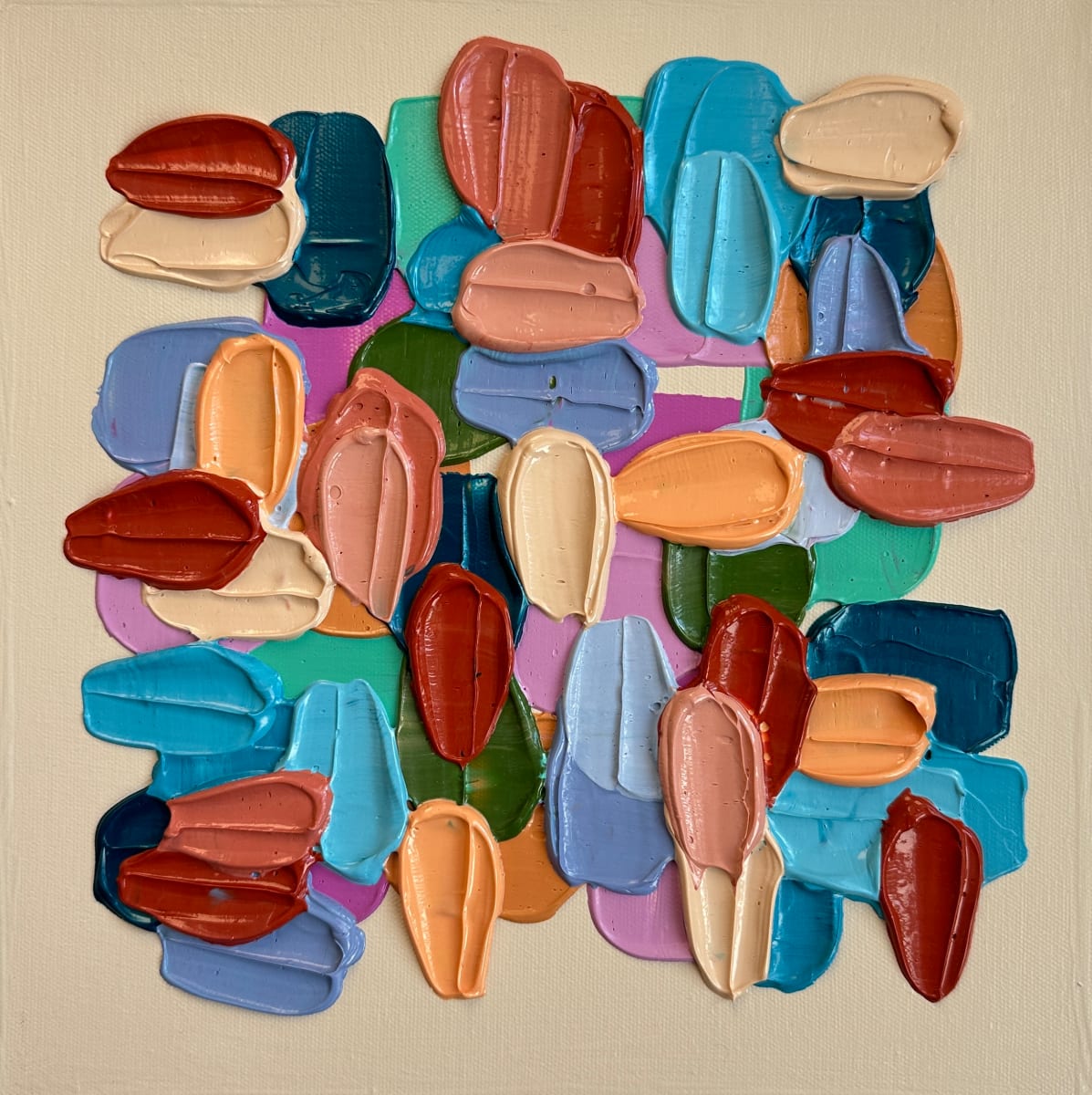 Blue and Terracatta by Shiri Phillips, Image 1.