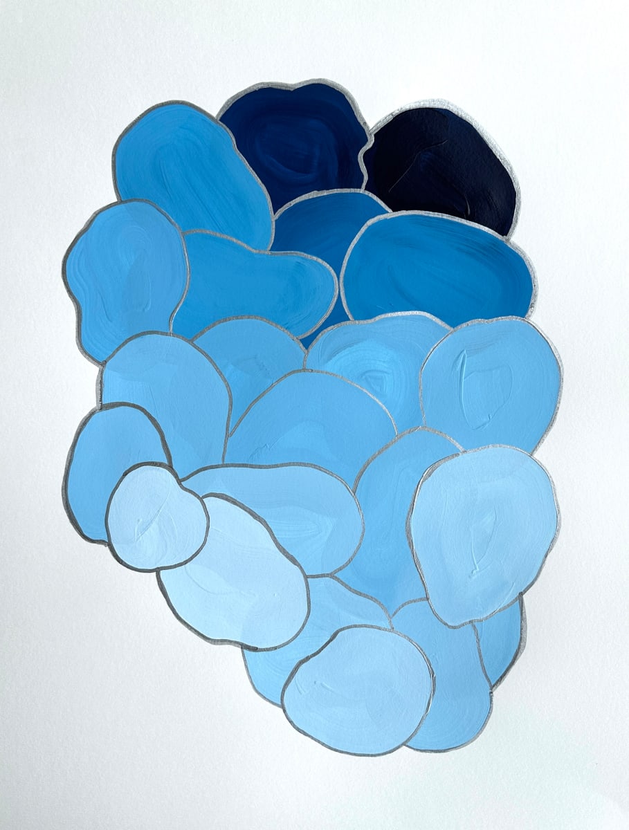 Prussian Blue Study 2 by Shiri Phillips 