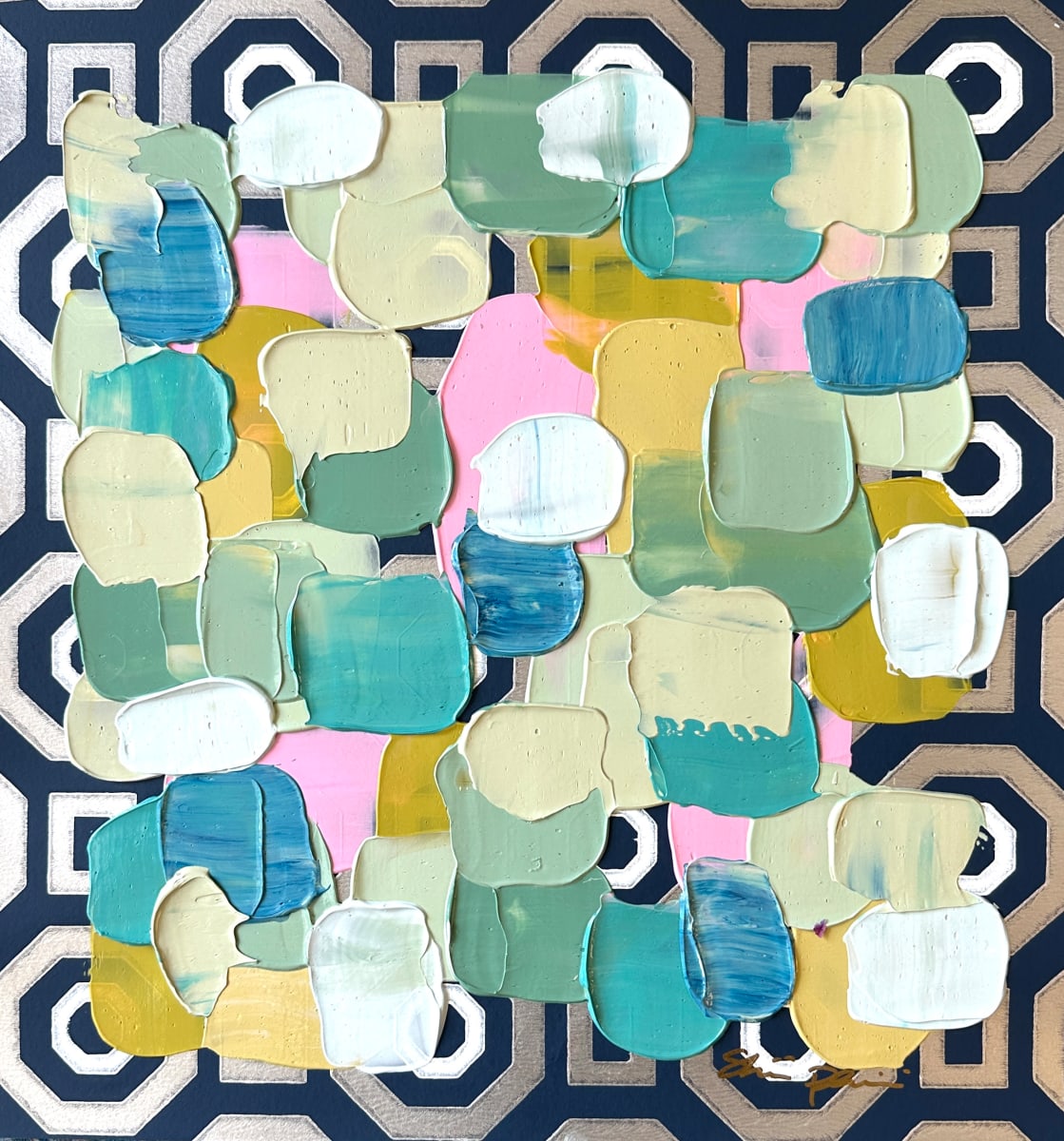 Pastel Geometric 5 by Shiri Phillips 