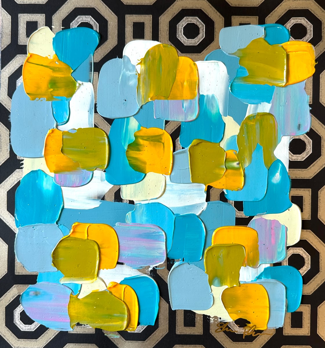 Pastel Geometric 4 by Shiri Phillips 