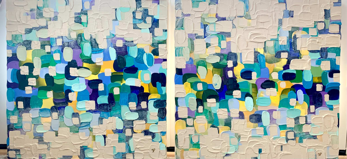 Wave (Diptych) by Shiri Phillips 