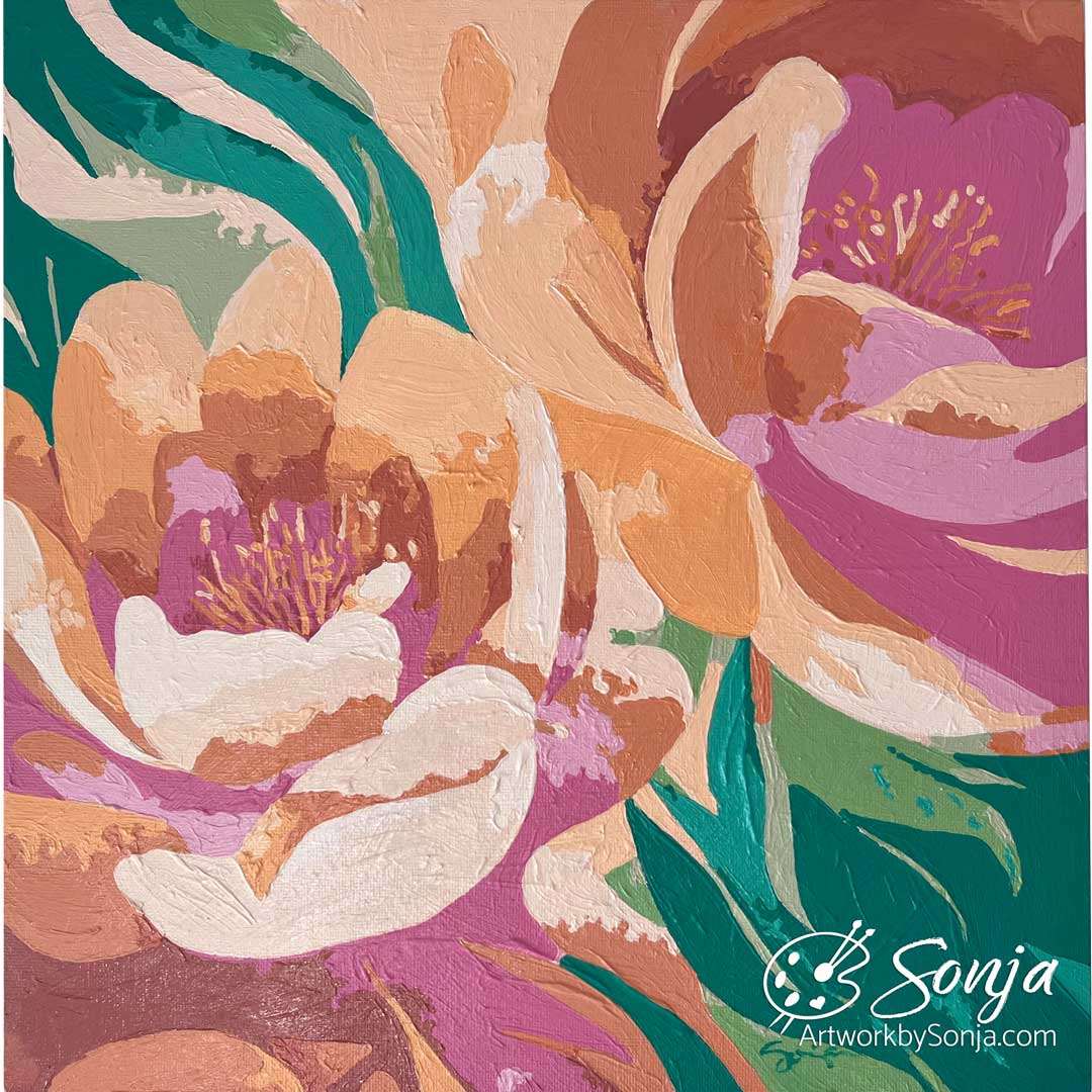 Bright Blooms by Sonja Petersen 