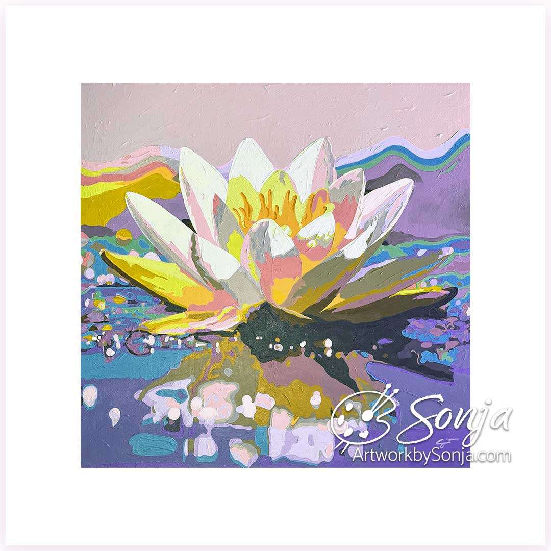 Sacred Silence Heather - Mounted Print by Sonja Petersen 