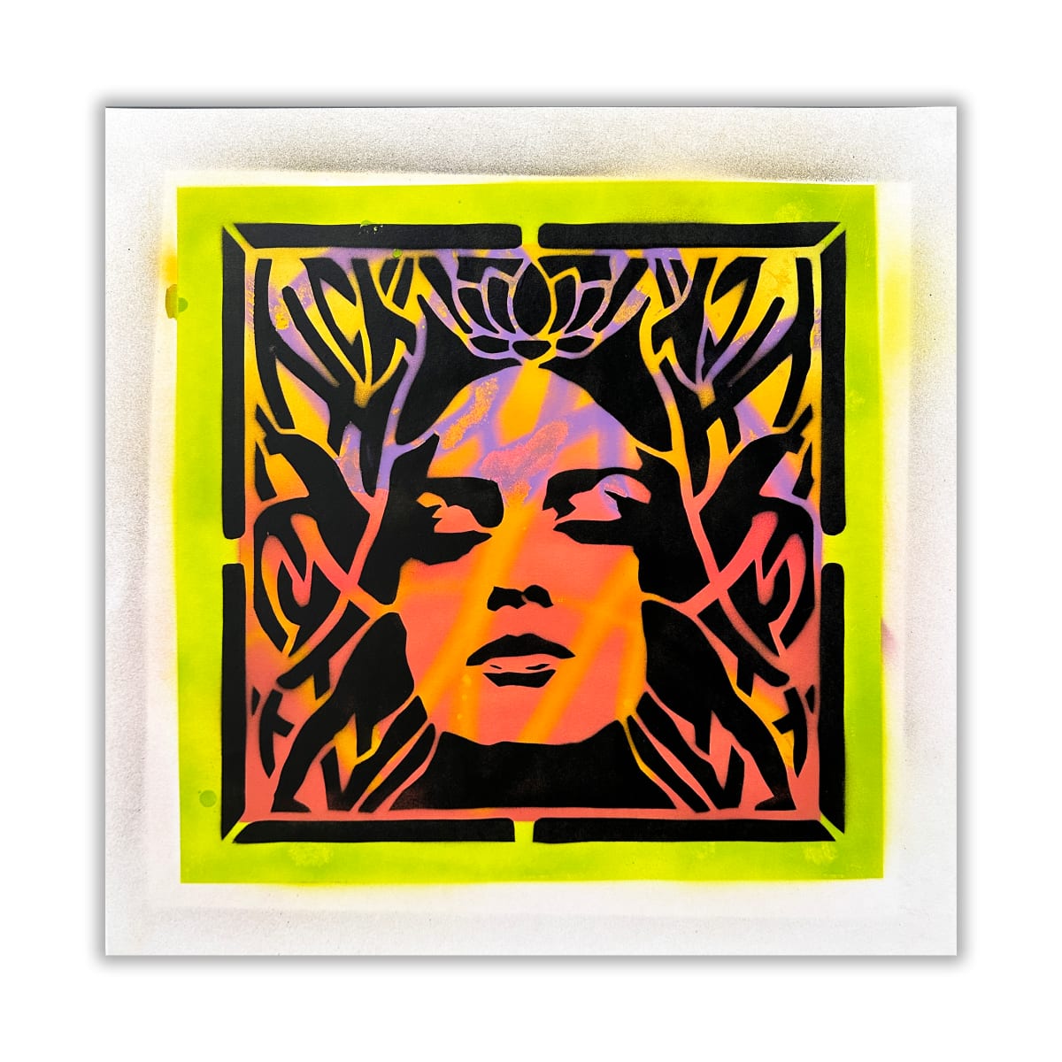 AURA Lotus Crown (Purple, Yellow) by AURAxDR 