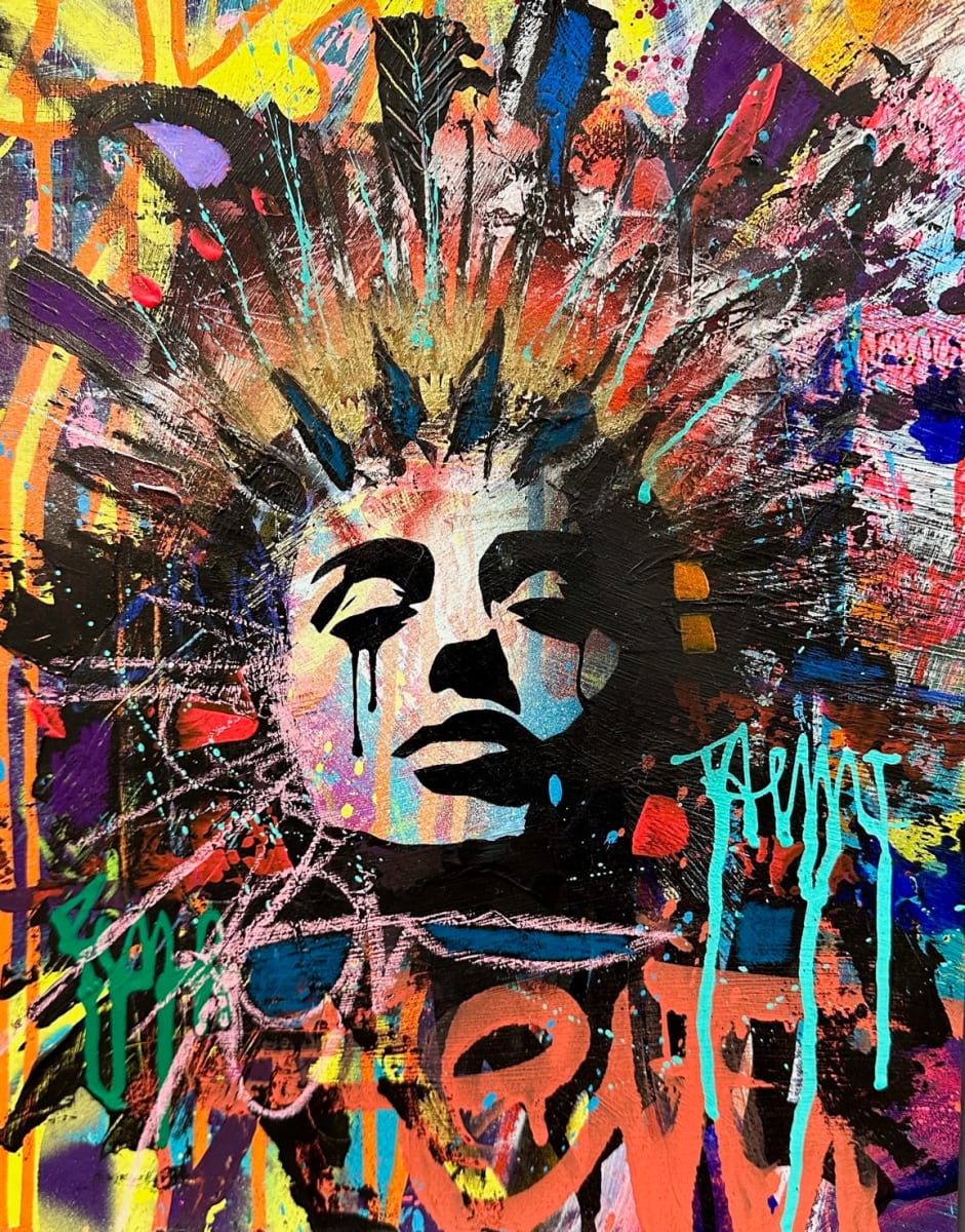 Dynamite by AURAxDR  Image: 11 x 14" Original Painting on Paper