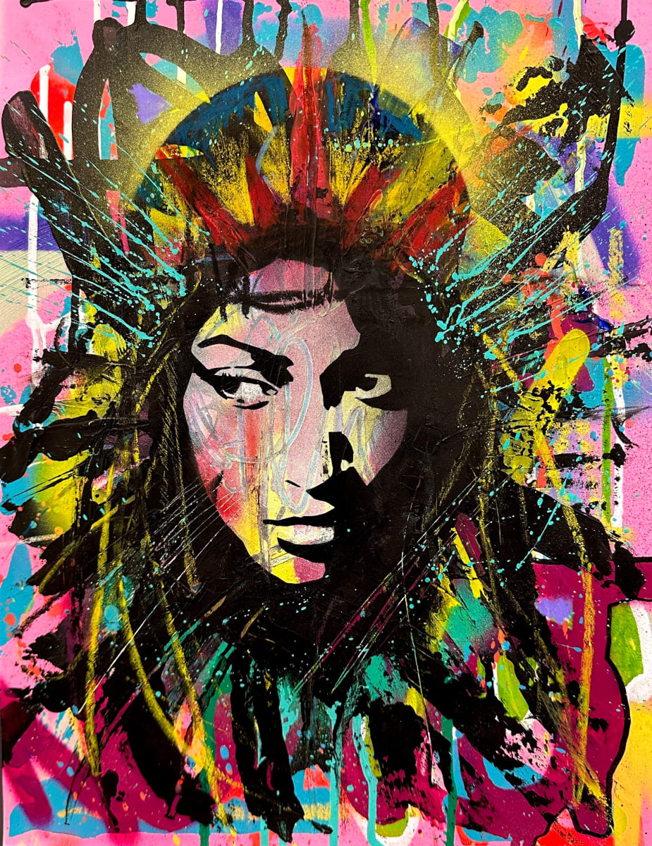 Halo by AURAxDR  Image: 11x14" Original Painting