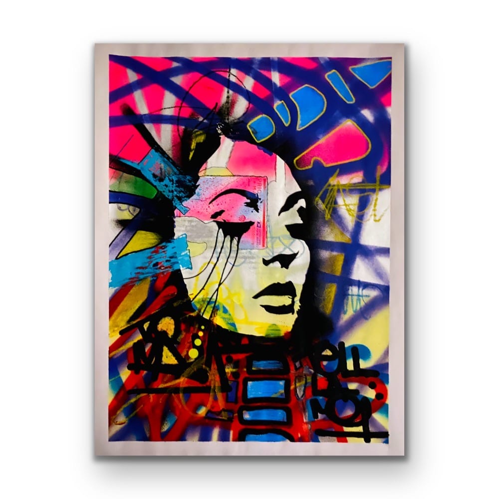 Accent by AURAxDR  Image: 18 x 24" Original Painting