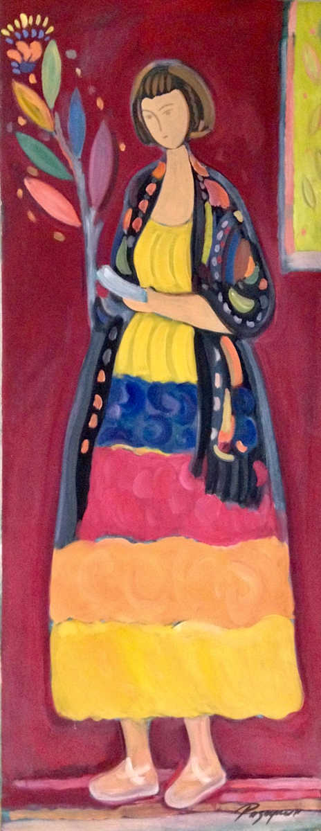 Figure with Branch by Victor Razgulin 