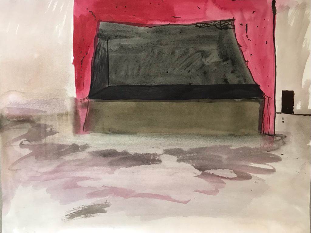 Untitled Antigone Update (Red Stage) by GLUKLYA Natalia Pershina, Image 1.
