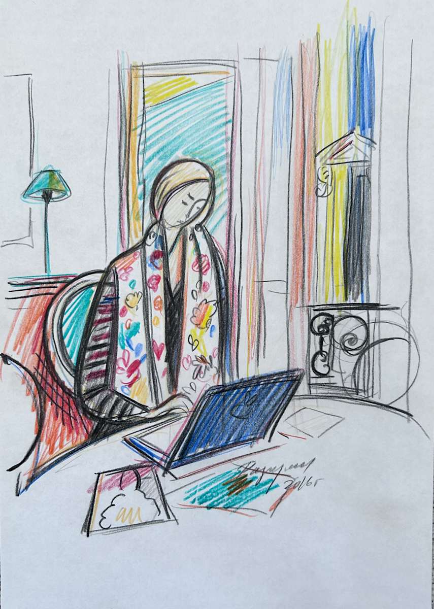 Dianne - Portrait Paris 1 by Victor Razgulin 