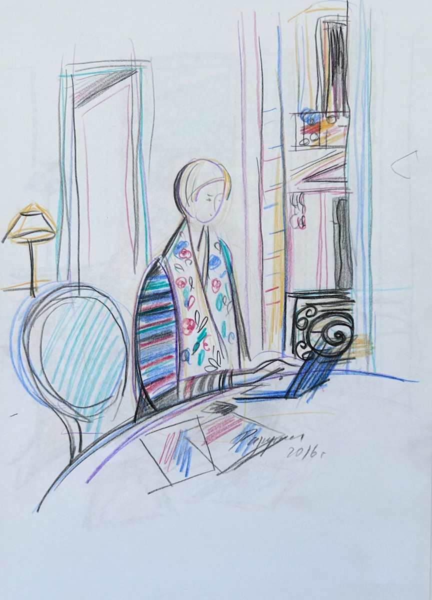 Dianne - Portrait Paris 2 by Victor Razgulin 