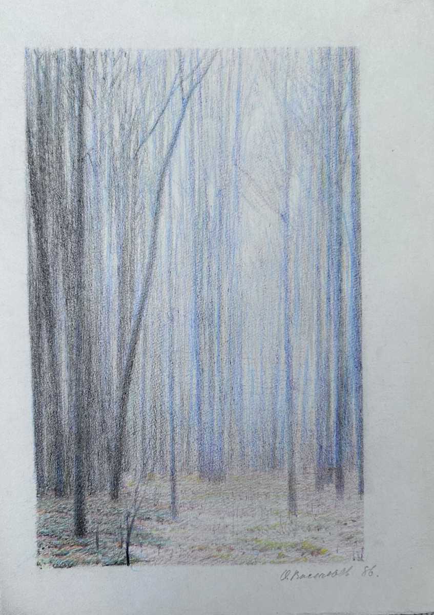 Linden Forest Outside of Moscow by Oleg Vassiliev 