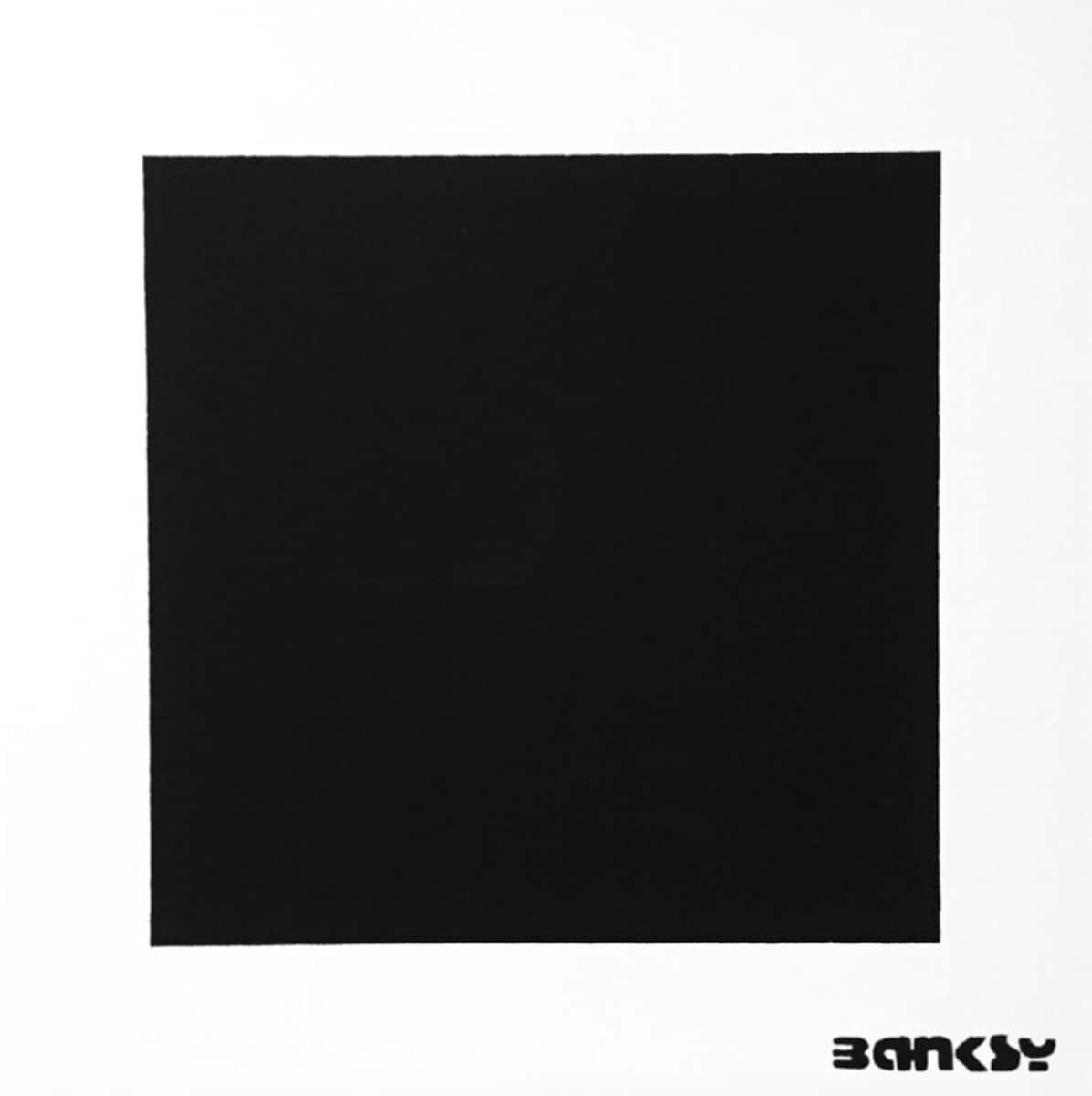 Black Square with Black Square  by NOT NOT BANKSY 