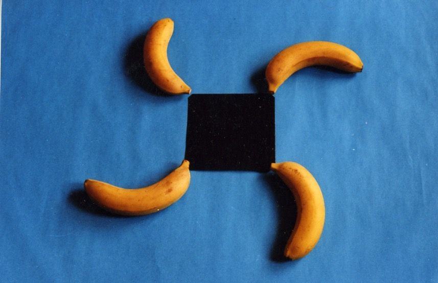 Black Square with Bananas by Leonid Borisov 