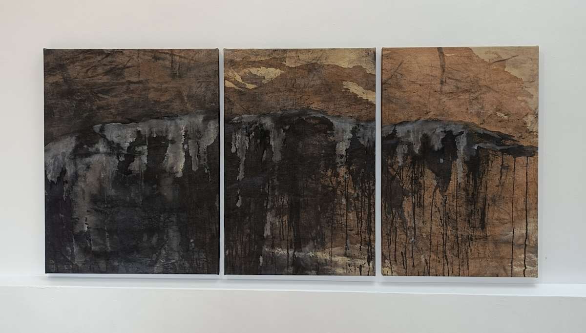Landscape 3 (triptych), 2024 by Sarah Pumphrey  Image: Landscape 3 (triptych), 2024