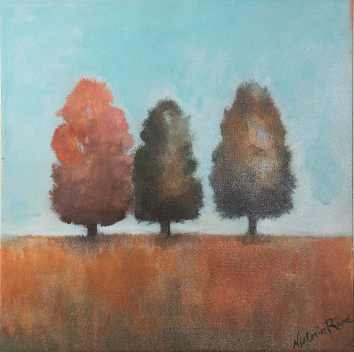 Three Trees by Victoria Rios  Image: Inspired from memories of childhood. 