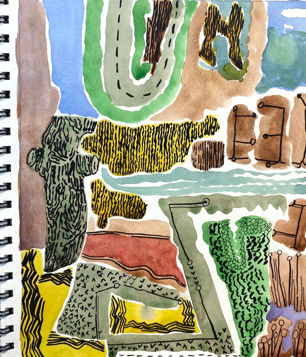 Landscape of Marks  Image: sketchbook page