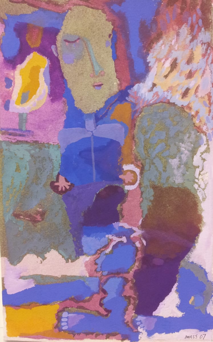 Figure in Purple by jennifer wiggs 