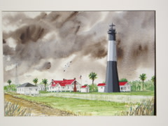Tybe Lighthouse, Georgia. by Richard S. Hall 