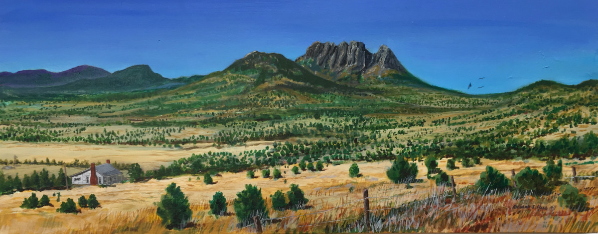 Sawtooth Mountain, Davis Mountains, West Texas by Richard S. Hall 