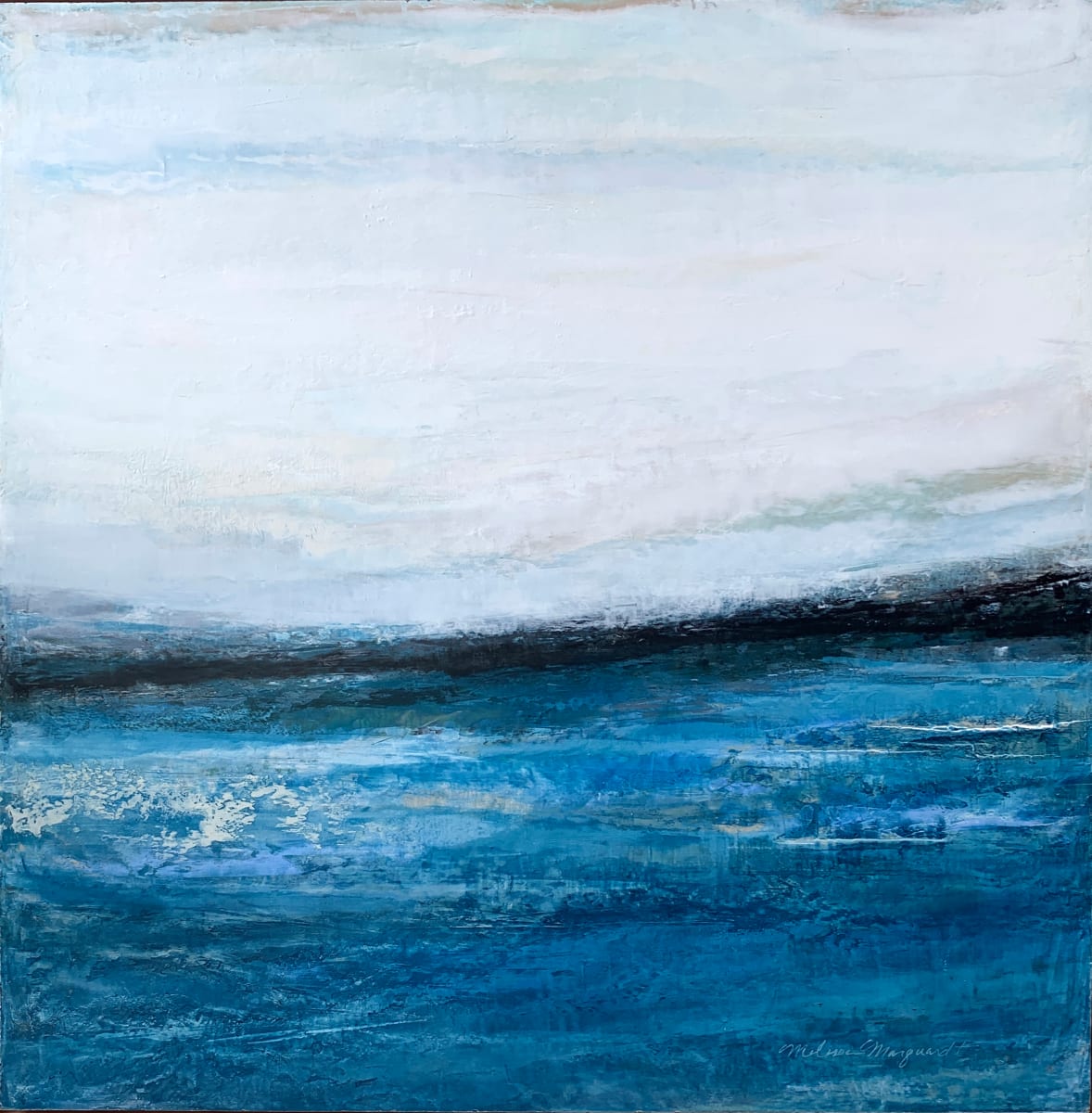 Icy Blue Winter by Melissa Marquardt 