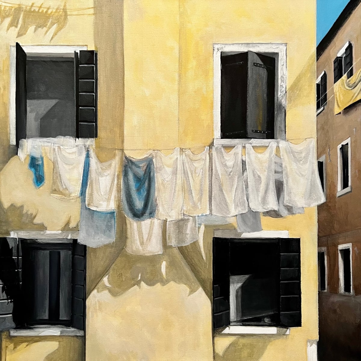 Laundry Prayers by Michael Moore  Image: Domestic laundry or prayer flags?