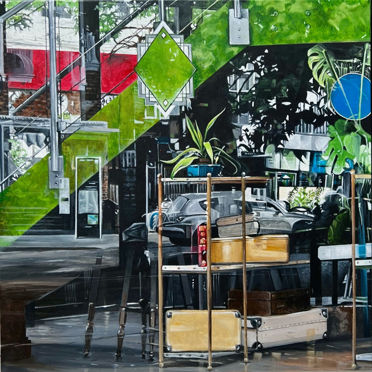 Fareham Cafe by Michael Moore  Image: A local Cafe afforded multiple reflections for me to decipher