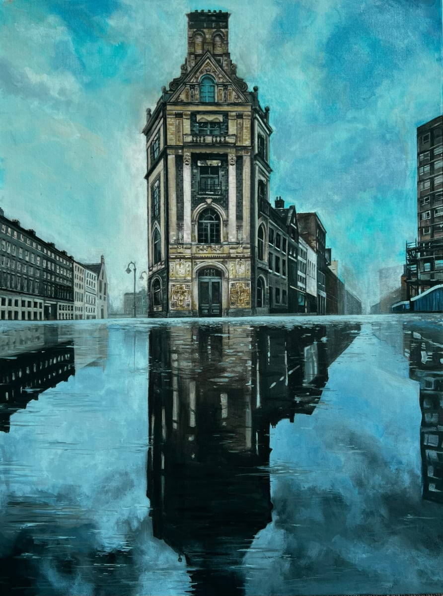 After the Rain, Dublin by Michael Moore  Image: Puddles are fascinating aren't they?!