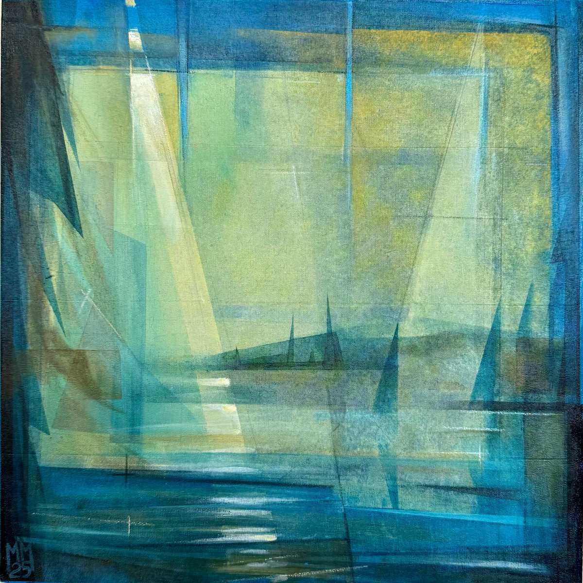 Sailing Past by Michael Moore 