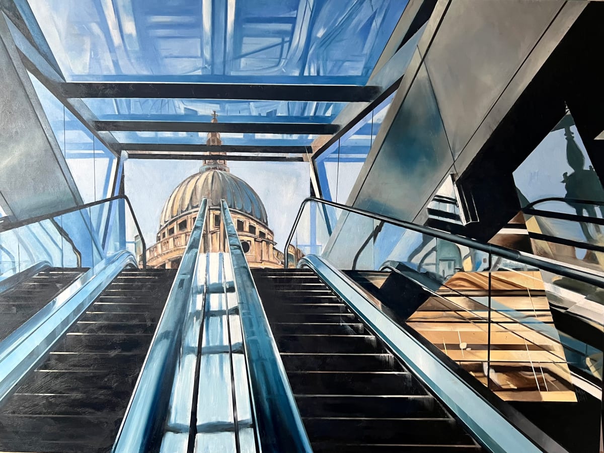 Ascension by Michael Moore  Image: “ I like it Michael, it’s a definite move forward and displays far more of your visual signature than previous works. It also has a different sense of space which I haven’t seen before. ” Nathan Walsh