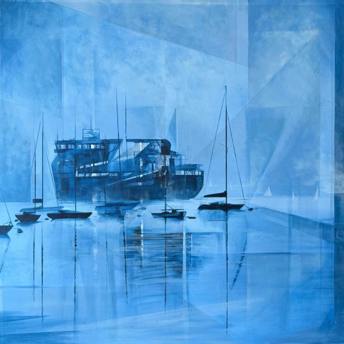 St Mary’s Island, Mist by Michael Moore 