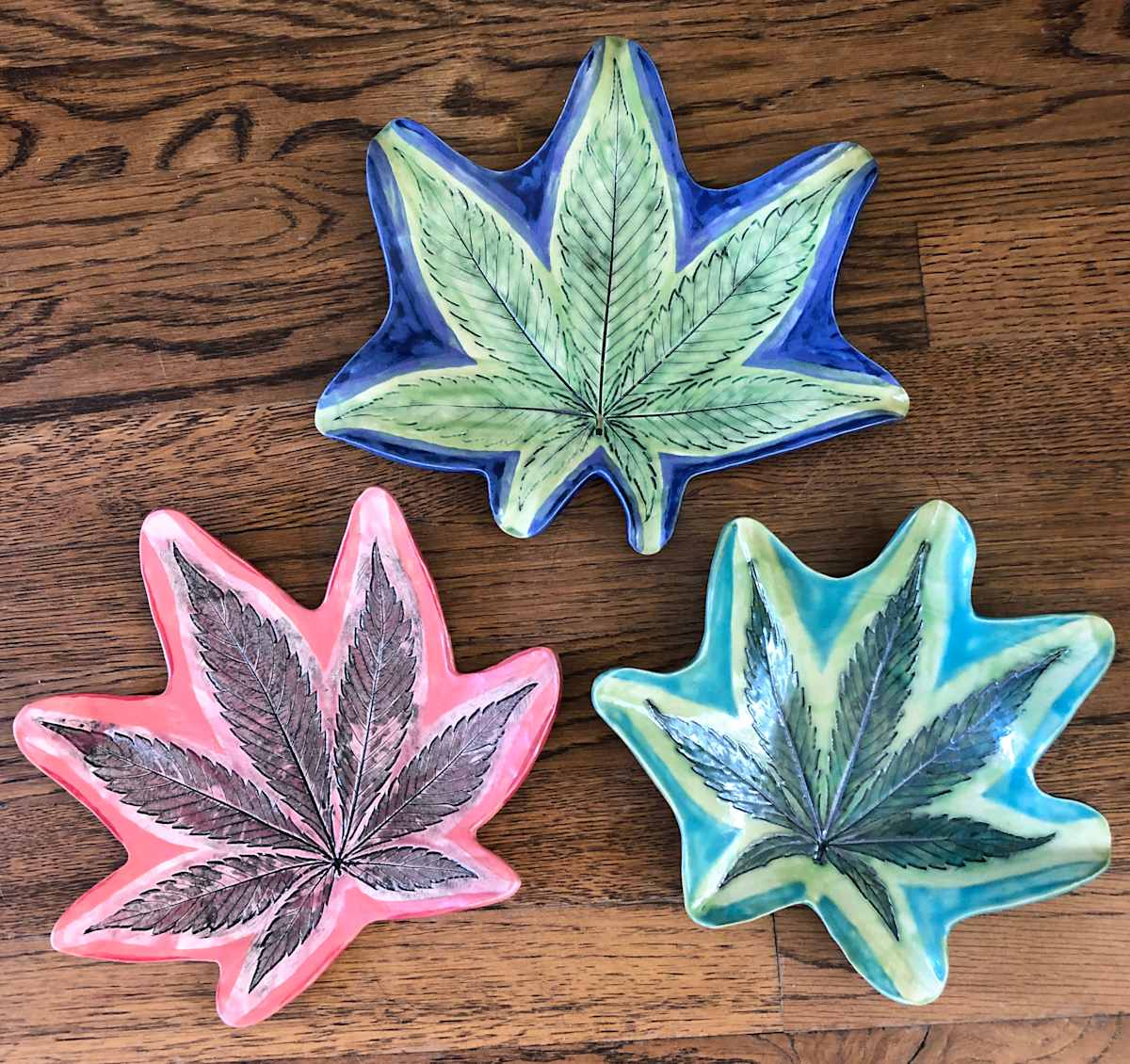 Super Size Leaf Dishes by Nell Eakin, Image 9.