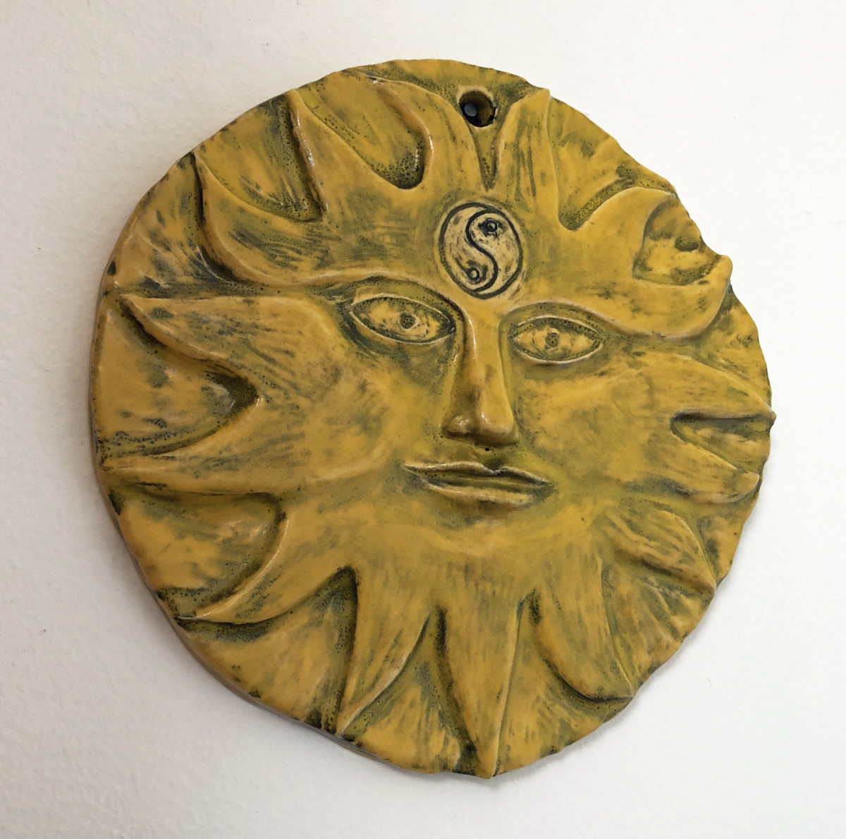 Atum, a sun with a 3rd eye by Nell Eakin 