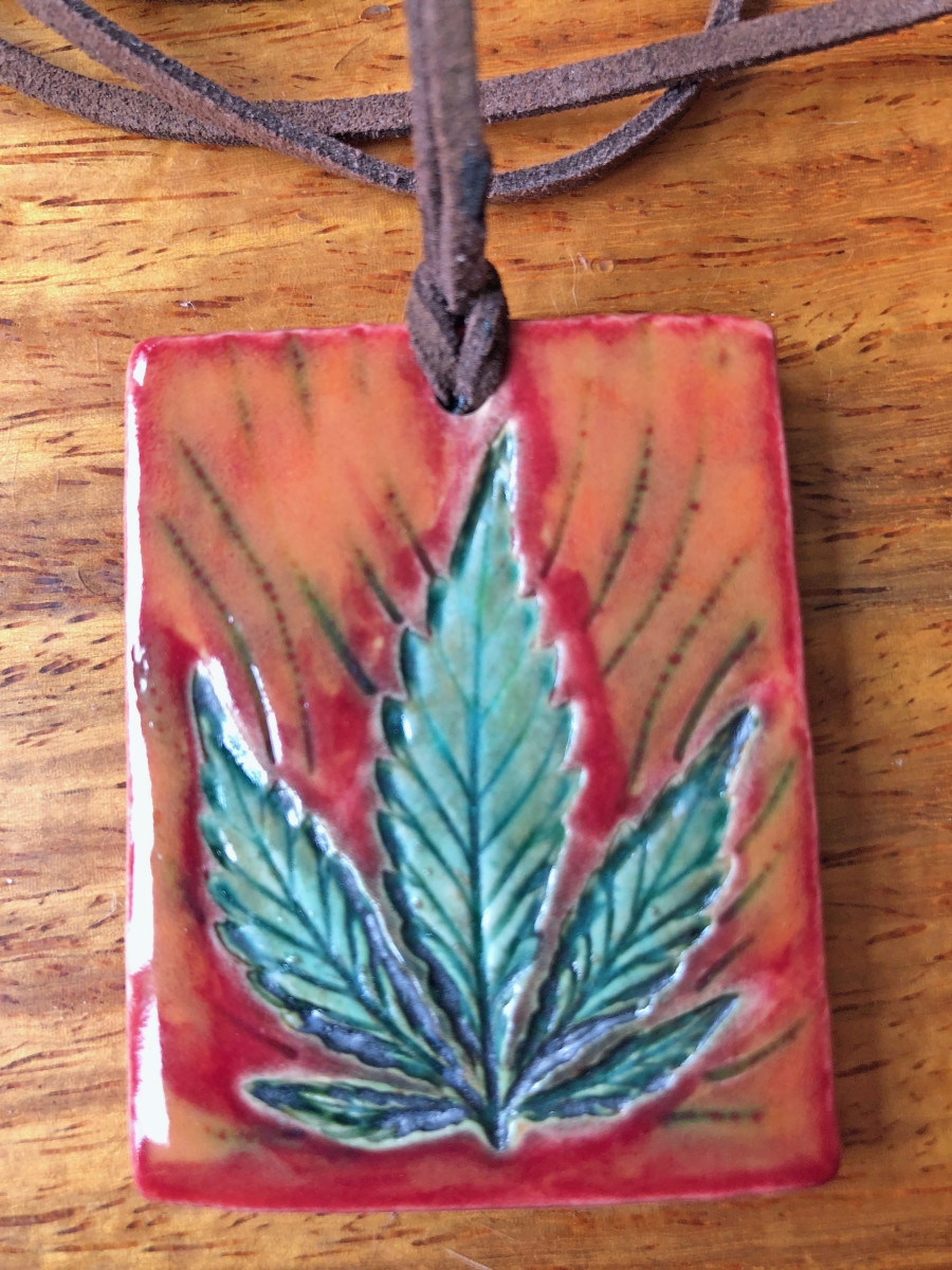 420 flame pendant by Nell Eakin 