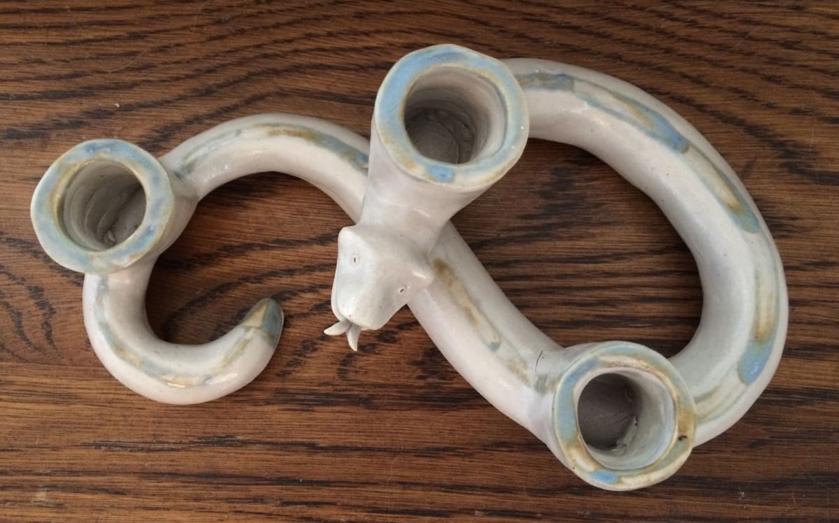 Skyler the Candle Baring Snake by Nell Eakin 