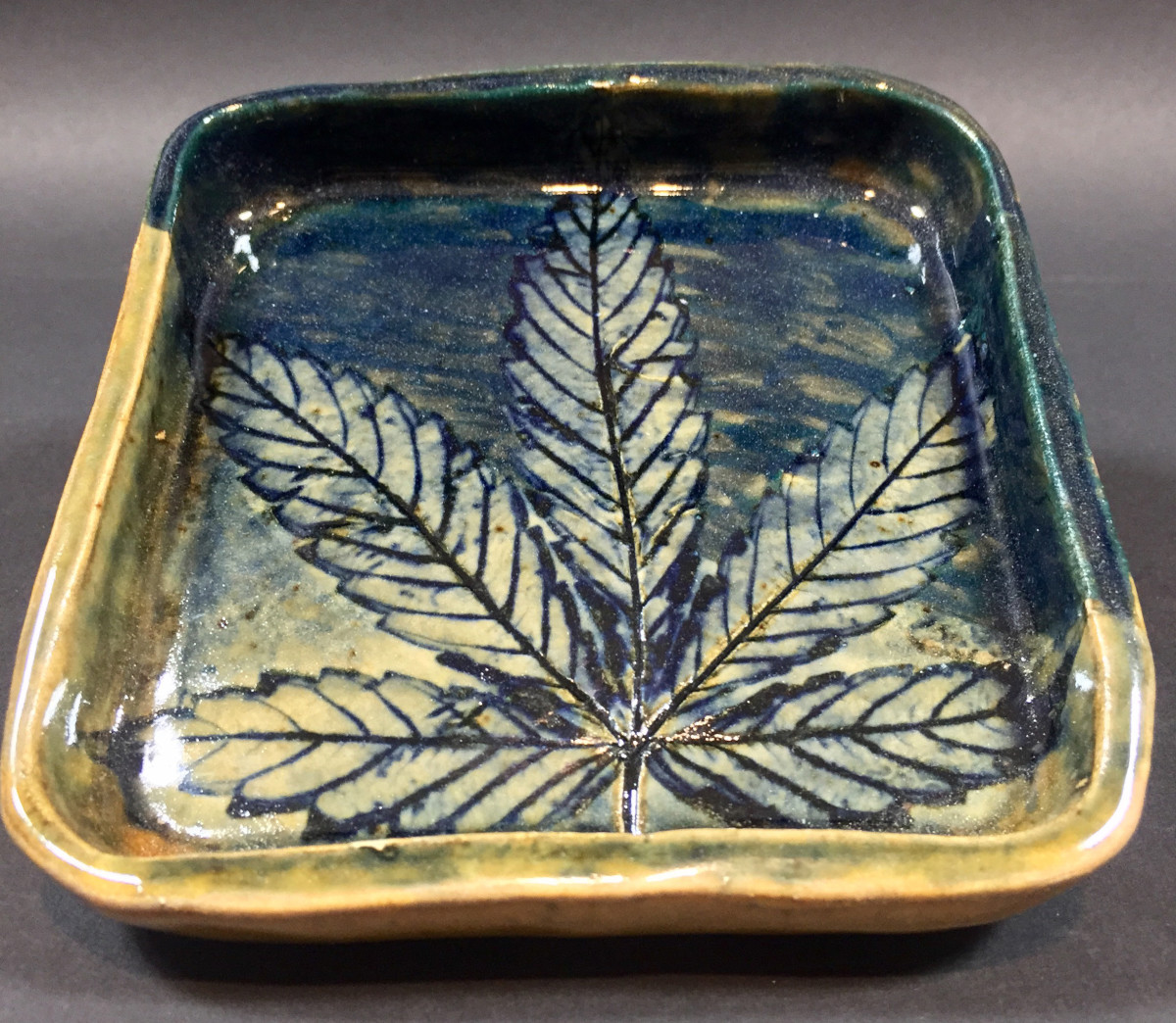 Big Leaf tray by Nell Eakin 