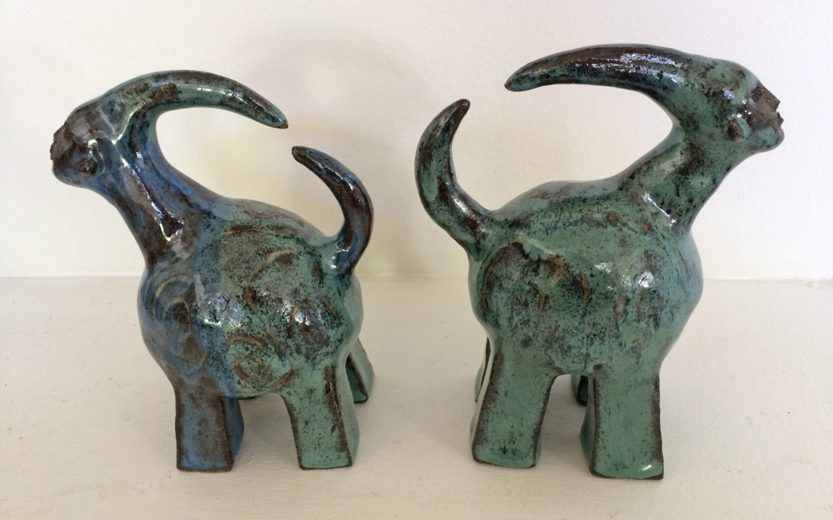 Chunky boots bellbottom twins by Nell Eakin 