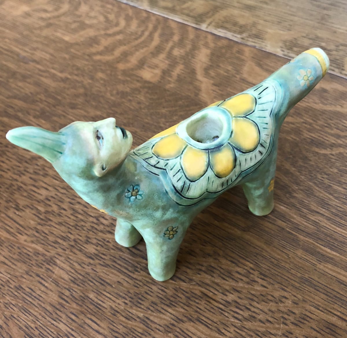 Flower Power Critter pipe 2 by Nell Eakin, Image 5.