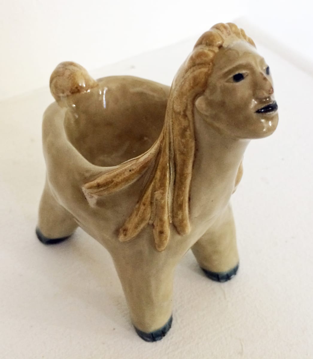 Gold lady box by Nell Eakin, Image 1.