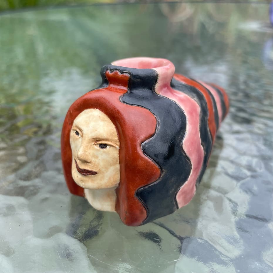 Lady love ballon pipe by Nell Eakin 