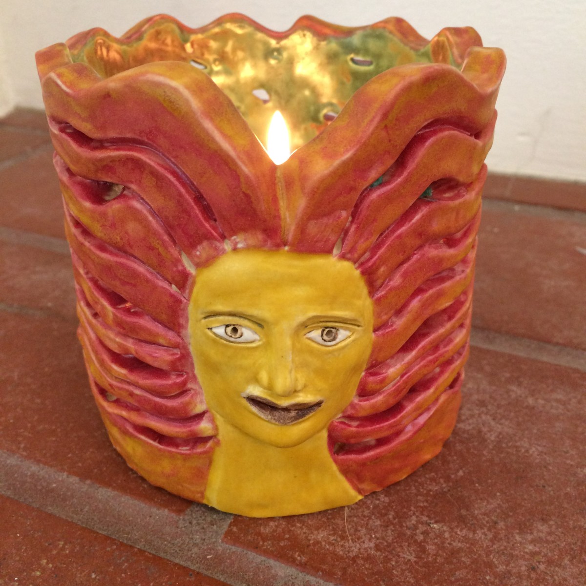 Sunburst Lady Lantern by Nell Eakin 
