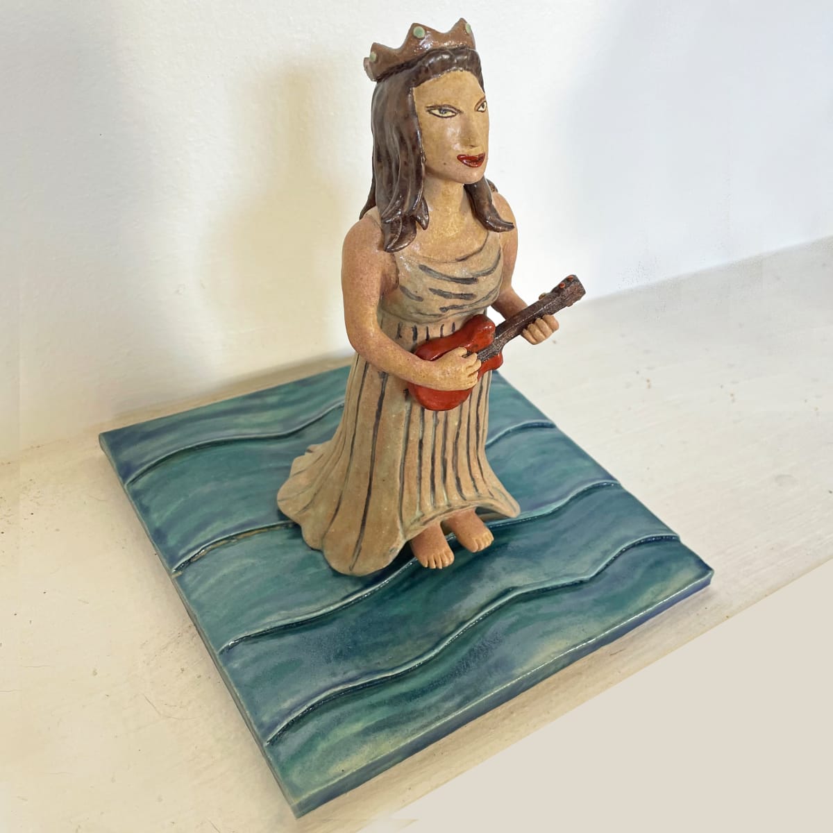 Floating Ukulele Woman by Nell Eakin, Image 2.