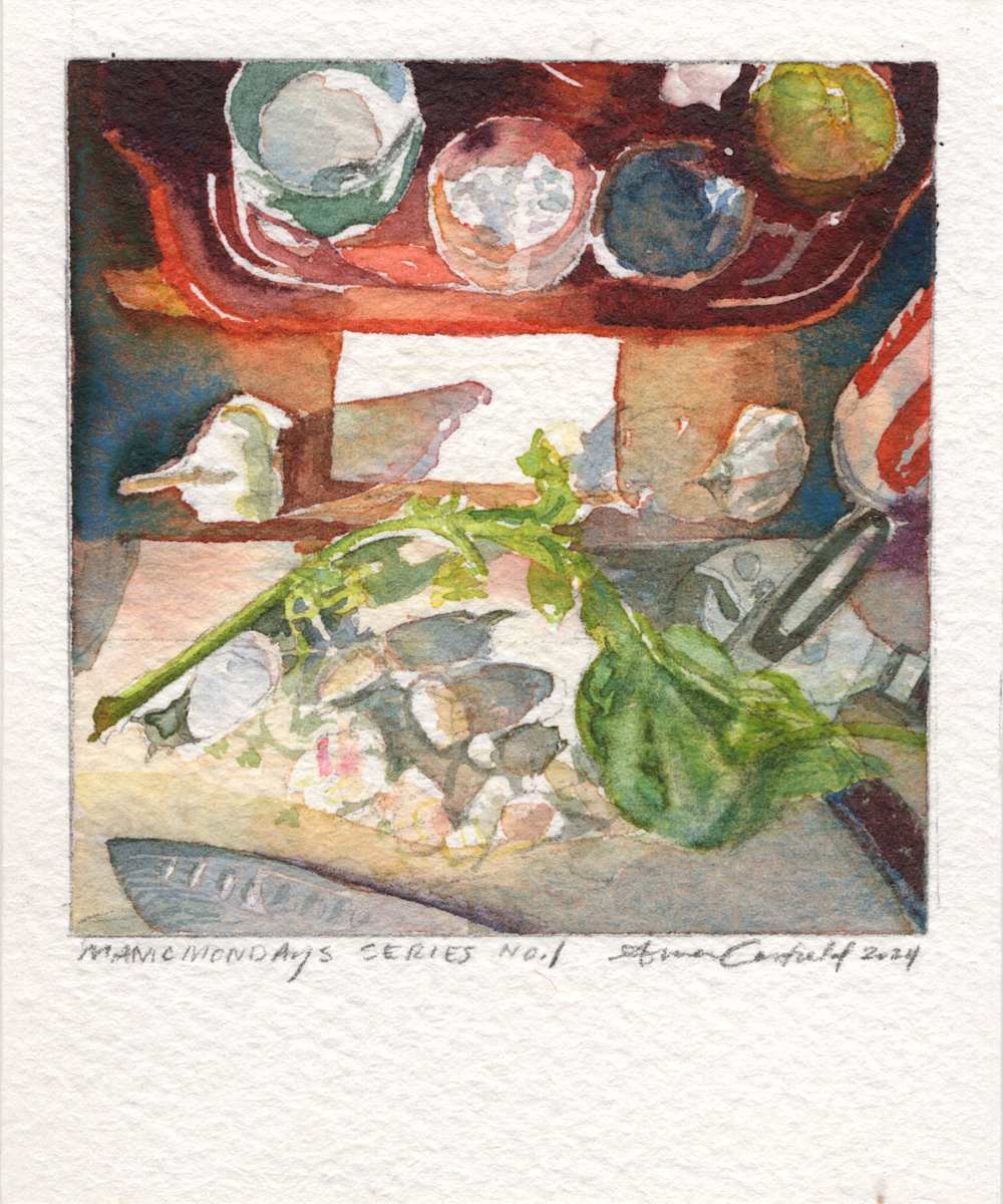 Garlic Shadow by Anna Canfield  Image: Garlic Shadow, Manic Mondays Series, No.1